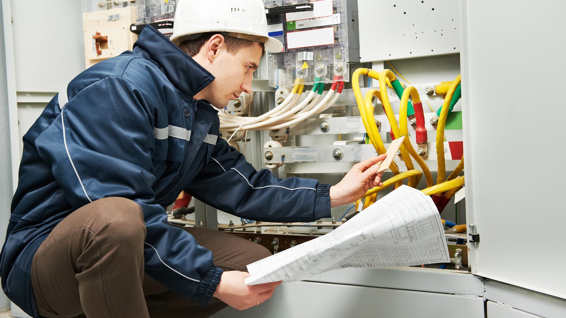 Man start to plan to service